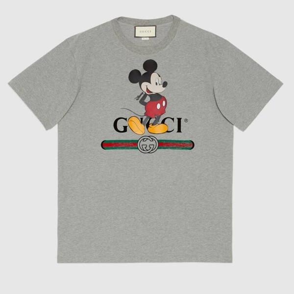 DISNEY (ディズニー) x GUCCI  コピーオーバーサイズ Tシャツ 3色 565806 XJB66 9756